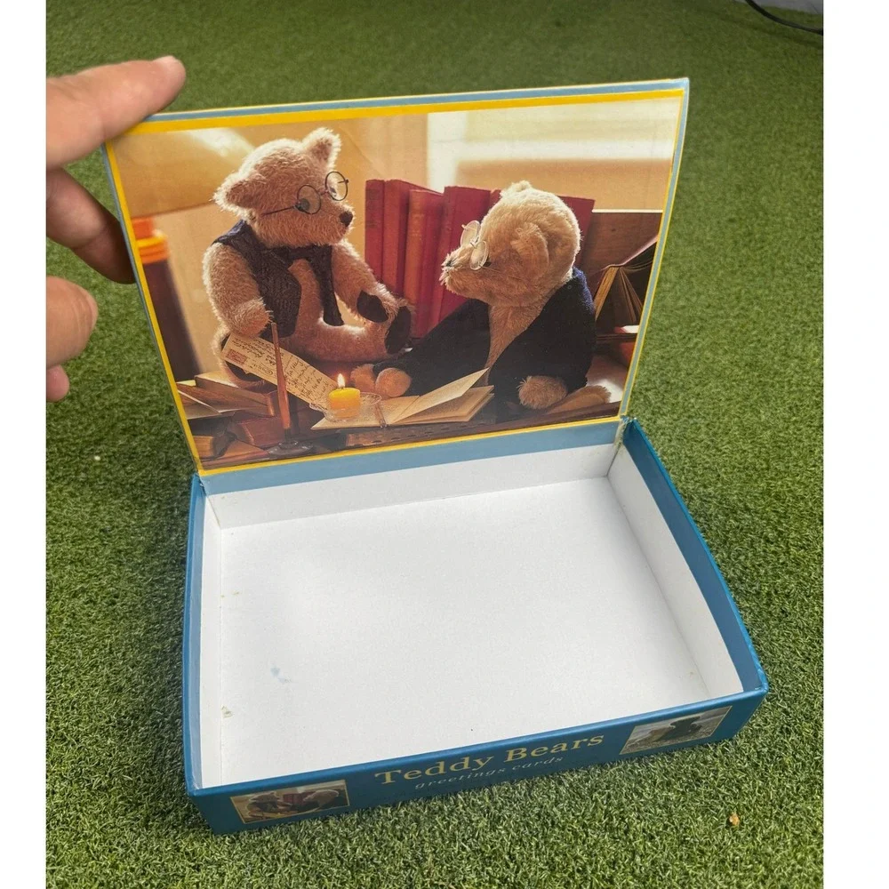 Teddy Bears Greeting Cards ''BOX ONLY''‎ Vintage Gift Stationery